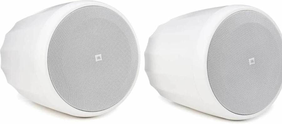 JBL C60PS/T-WH Professional White Hanging Pendant Subwoofer Pair with Passive Crossover
