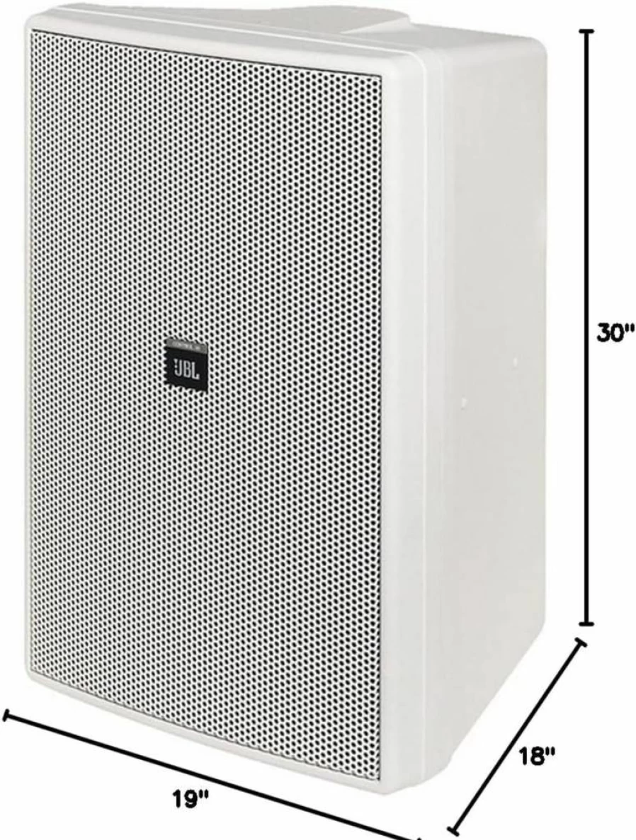 JBL Control 31 10-Inch 2-Way Indoor/Outdoor Speaker - High Power Weatherproof Studio Monitor (Black)