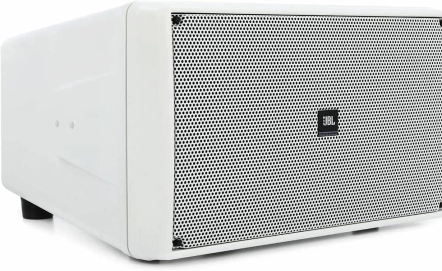 JBL Control SB221 10-Inch Dual Compact Professional Subwoofer in White