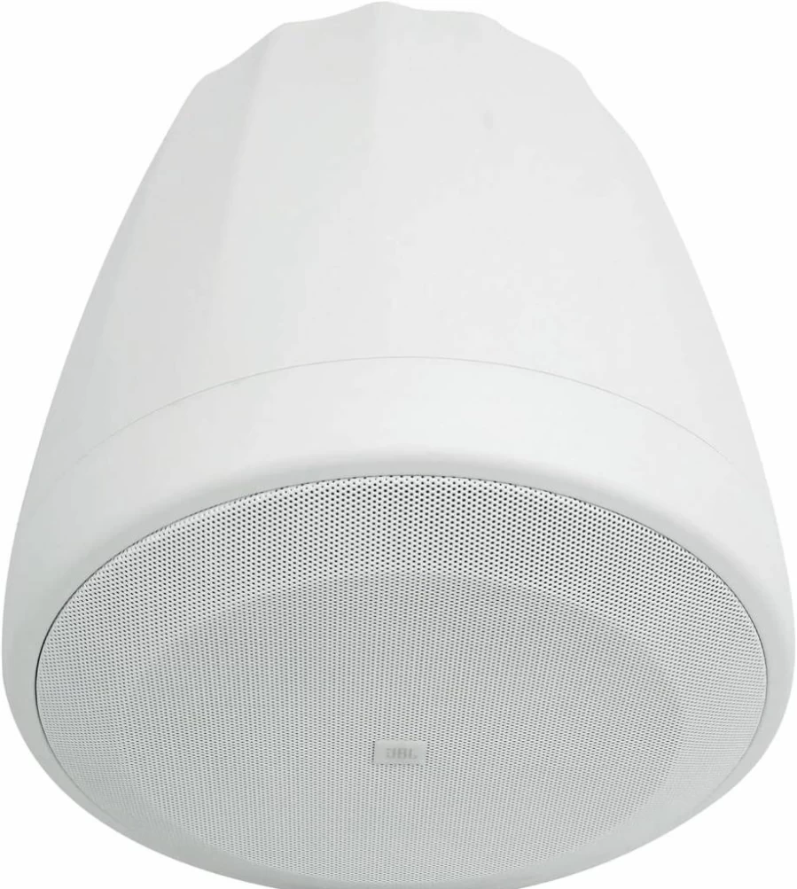JBL C68HP-WH High Power 2-Way Pendant Speaker Pair, 8 Ohm/70V Switchable, White – Professional Ceiling Audio Solution