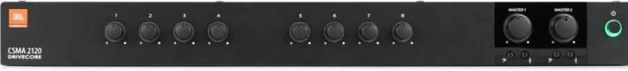 JBL CSMA180 80W Professional Powered Mixer Amplifier for Commercial Audio Systems