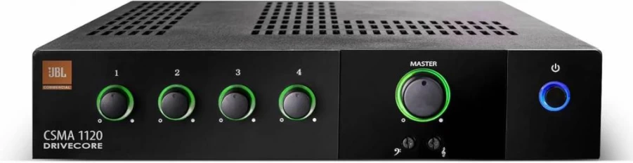JBL CSMA180 80W Professional Powered Mixer Amplifier for Commercial Audio Systems