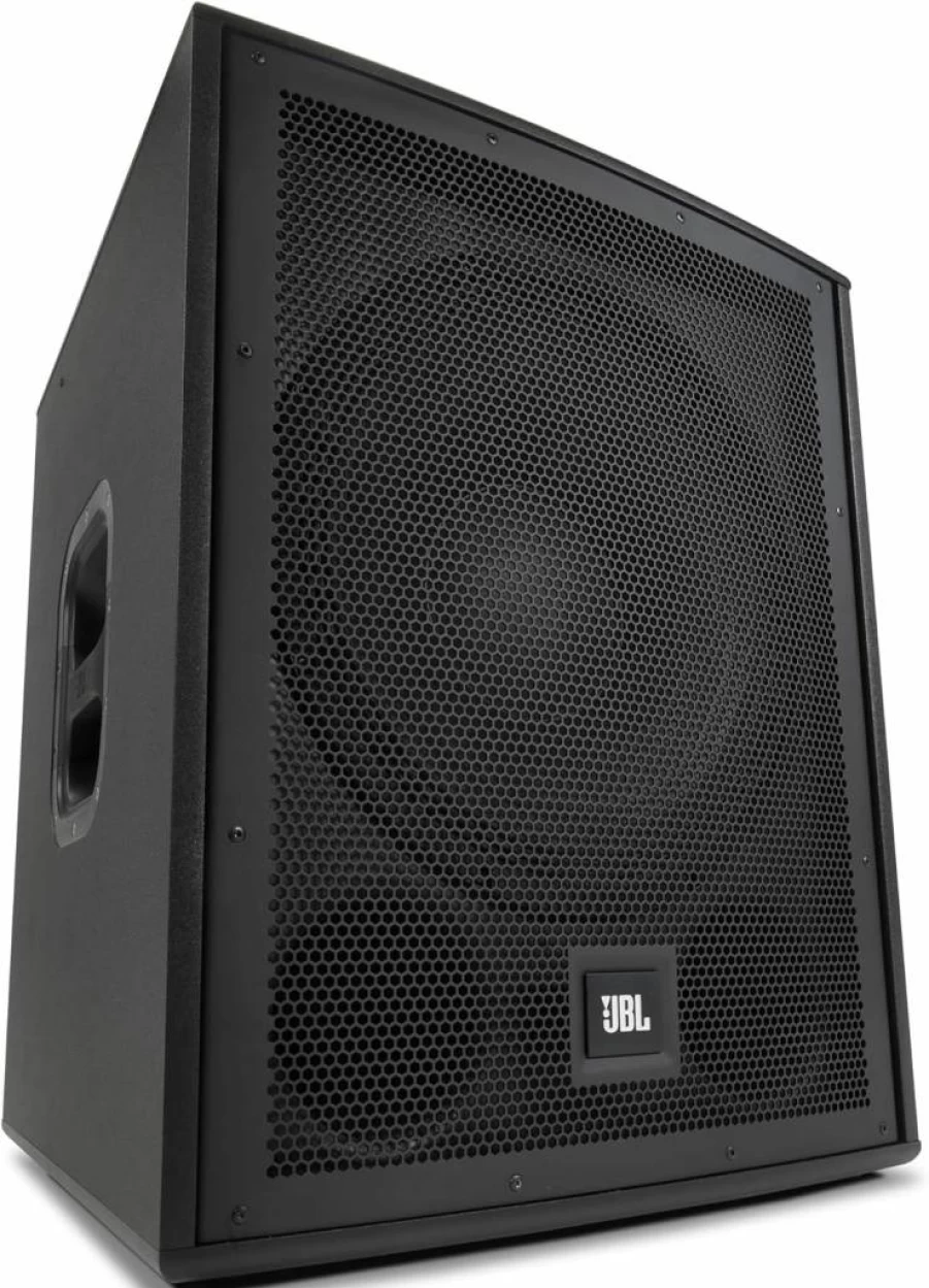 JBL IRX115S 15-Inch Powered Compact Subwoofer - Wired Electric Bass Speaker, Professional Audio, Black
