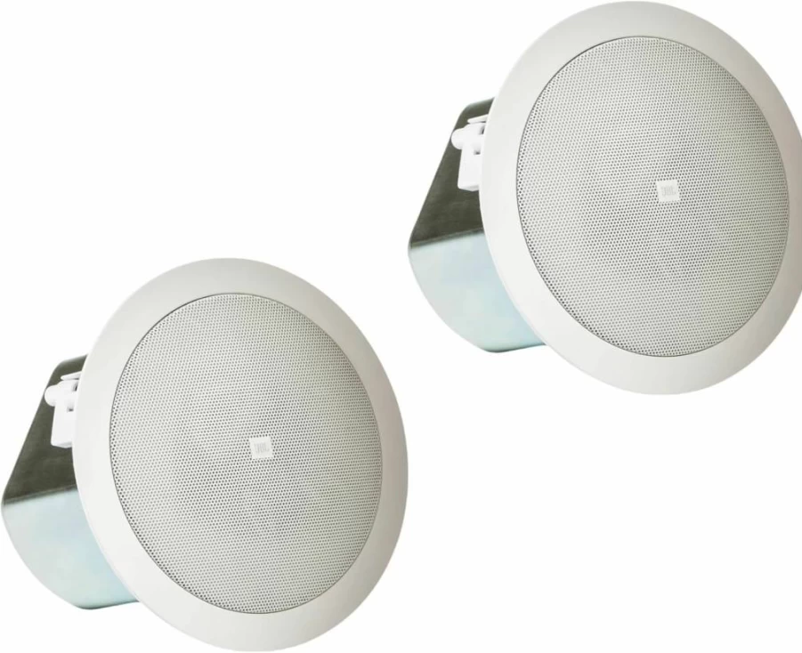 JBL Professional Control Compact 3-Inch White Ceiling Loudspeaker Pair (12C/T)