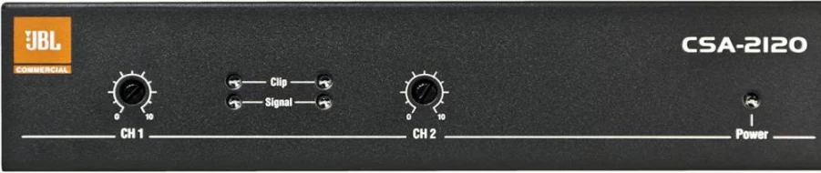 JBL CSA2120 120W Professional 2-Channel Power Amplifier for Commercial Audio Systems