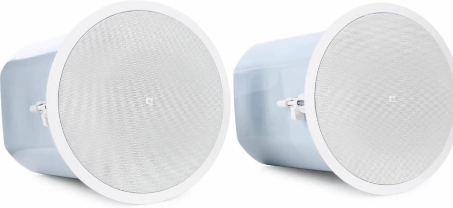 JBL Control 40CS/T White High-Performance In-Ceiling Subwoofer Pair for Professional Audio