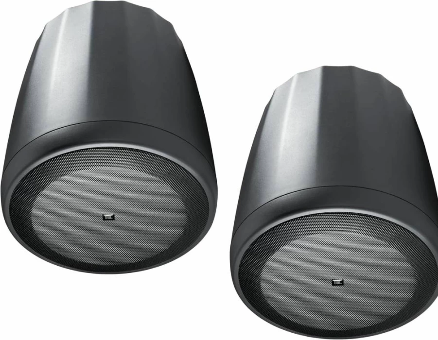JBL C62P Ultra-Compact Satellite Pendant Speaker Pair - Professional Mid-High Hanging Speakers, Black