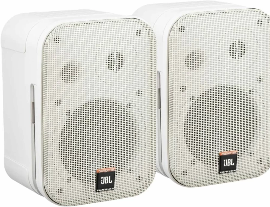 JBL C1Pro 2-Way Compact Professional Loudspeaker System (Pair) - High Performance, 9.3x6.3x5.6 Inches, Black